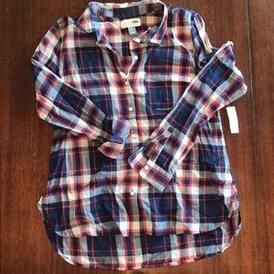 NWT Old Navy Plaid Tunic